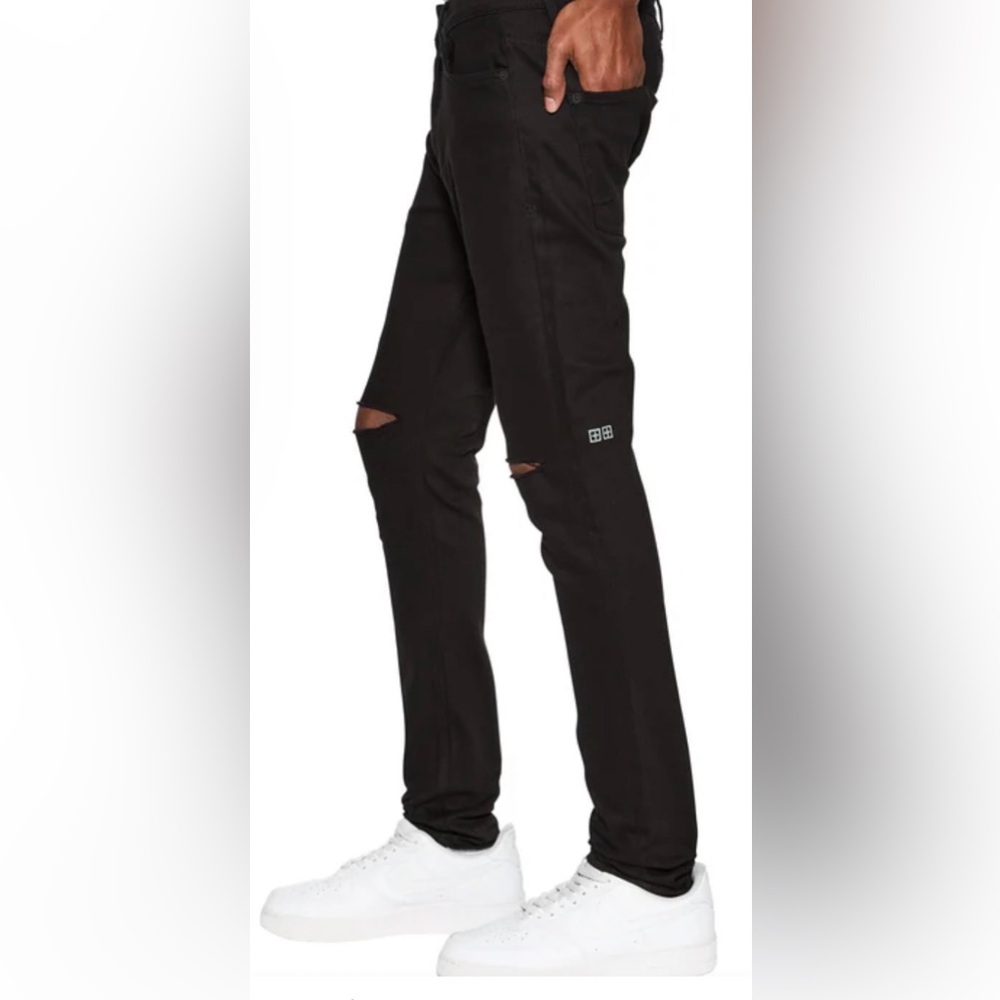 Ksubi van winkle Ace black slice skinny fit jean